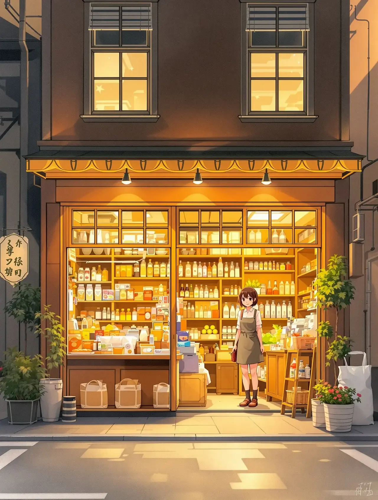 街角便利店 治愈日常 3d漫画 街角便利店 封面图