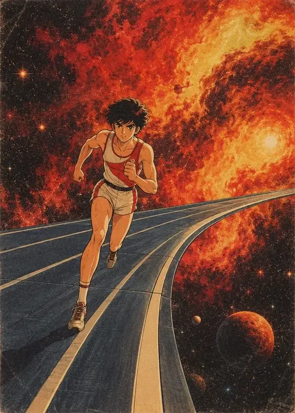 银河跑道 热血漫改 3d漫画 银河跑道 封面图